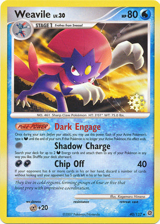 Weavile (40/132) [Countdown Calendar Promos] | Clutch Gaming