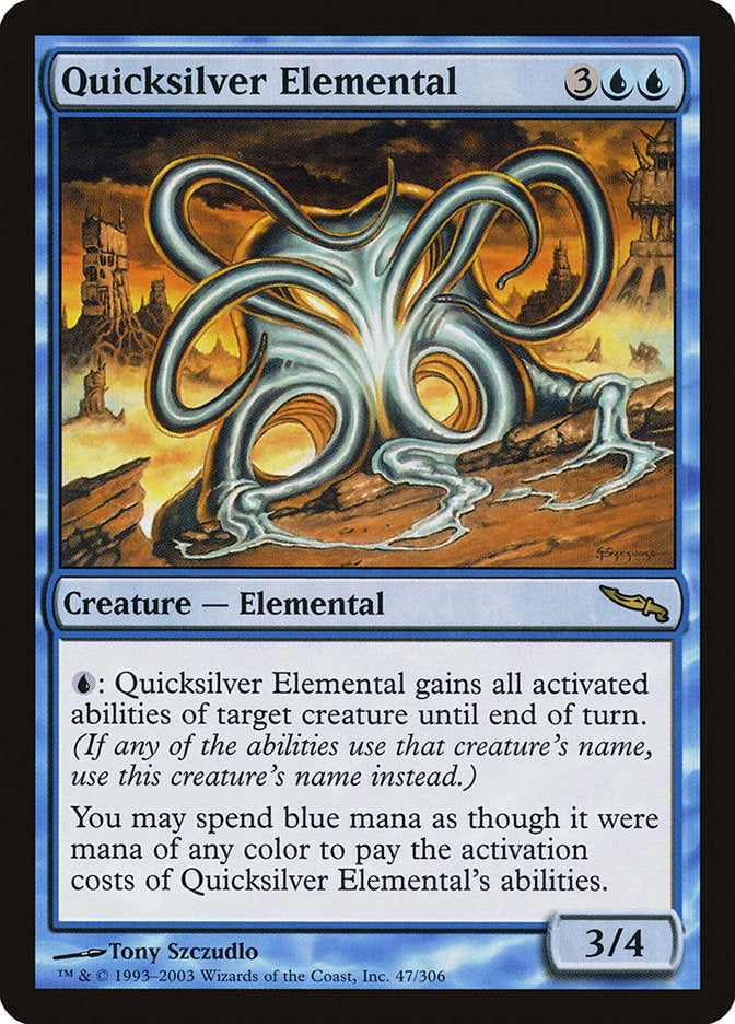 Quicksilver Elemental [Mirrodin] | Clutch Gaming