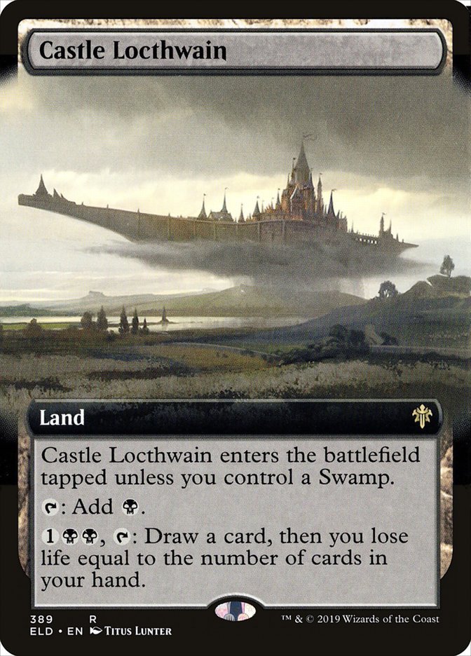 Castle Locthwain (Extended Art) [Throne of Eldraine] | Clutch Gaming