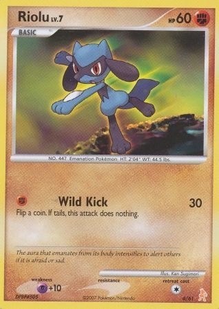 Riolu (6/61) [Diamond & Pearl: Trainer Kit - Lucario] | Clutch Gaming