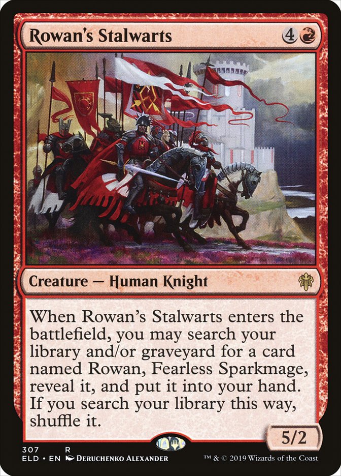 Rowan's Stalwarts [Throne of Eldraine] | Clutch Gaming