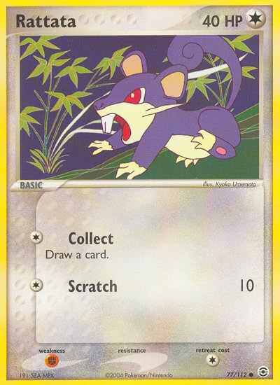 Rattata (77/112) [EX: FireRed & LeafGreen] | Clutch Gaming