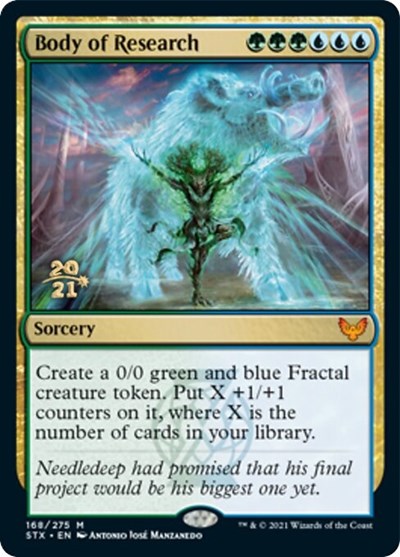 Body of Research [Strixhaven: School of Mages Prerelease Promos] | Clutch Gaming