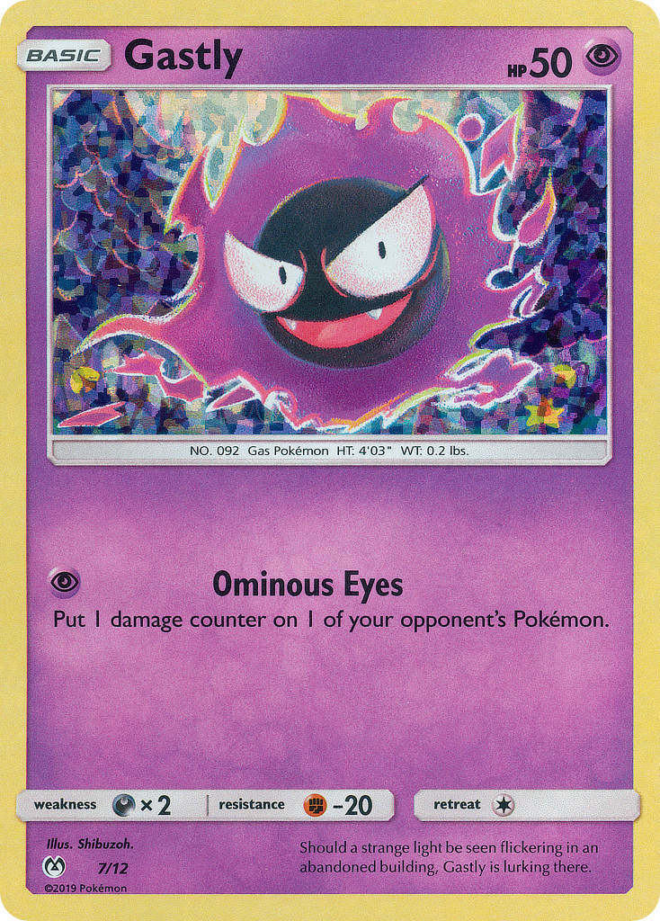 Gastly (7/12) [McDonald's Promos: 2019 Collection] | Clutch Gaming