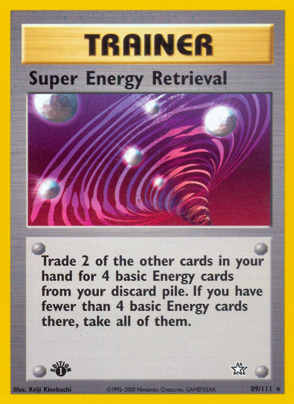 Super Energy Retrieval (89/111) [Neo Genesis 1st Edition] | Clutch Gaming