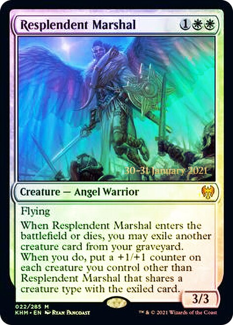 Resplendent Marshal [Kaldheim Prerelease Promos] | Clutch Gaming