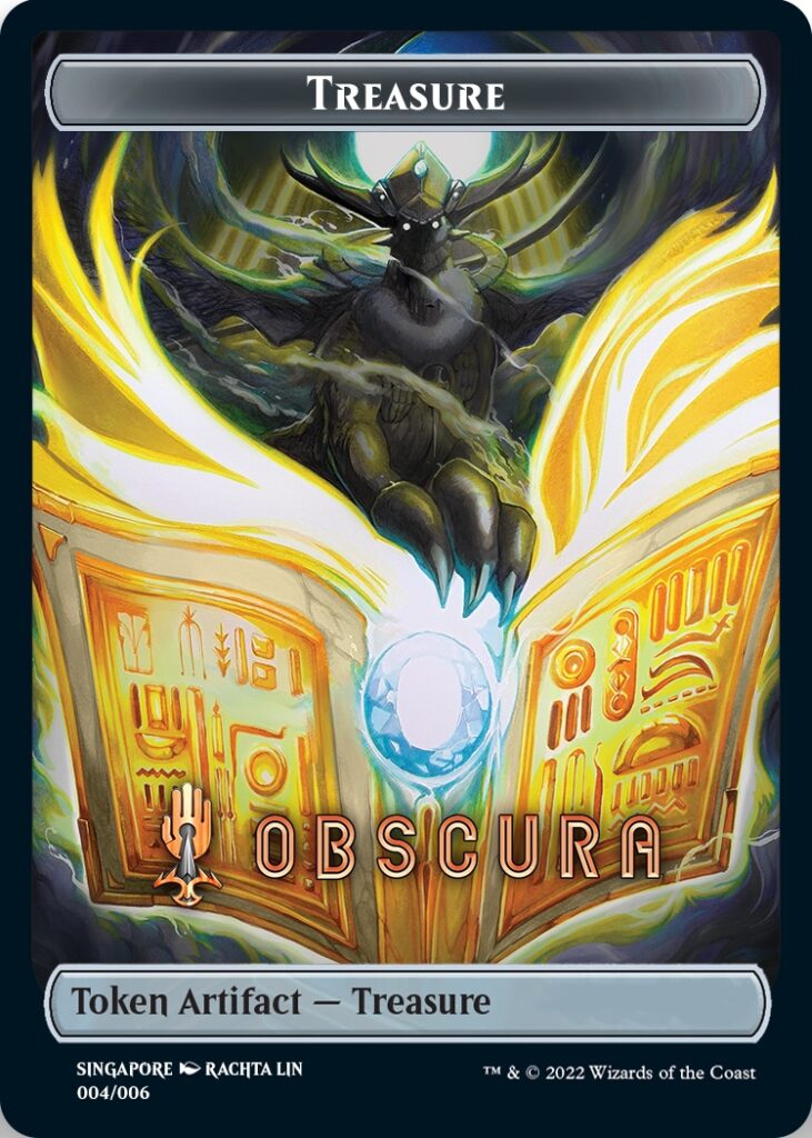 Treasure Token (Obscura) (Southeast Asia Artists) [Streets of New Capenna Tokens] | Clutch Gaming