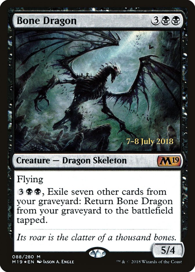 Bone Dragon [Core Set 2019 Prerelease Promos] | Clutch Gaming