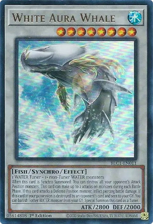 White Aura Whale [BLC1-EN011] Ultra Rare | Clutch Gaming