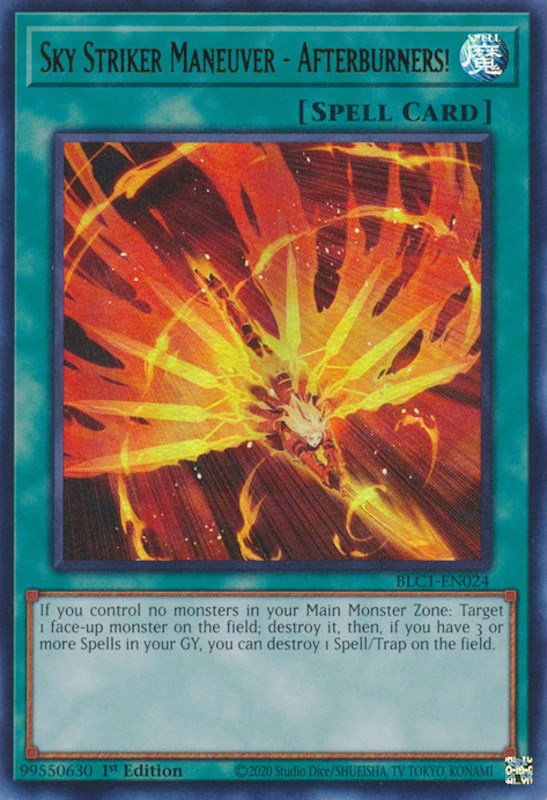 Sky Striker Maneuver - Afterburners! [BLC1-EN024] Ultra Rare | Clutch Gaming