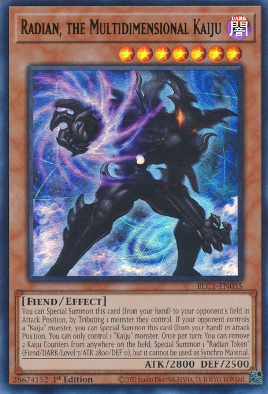 Radian, the Multidimensional Kaiju [BLC1-EN035] Ultra Rare | Clutch Gaming