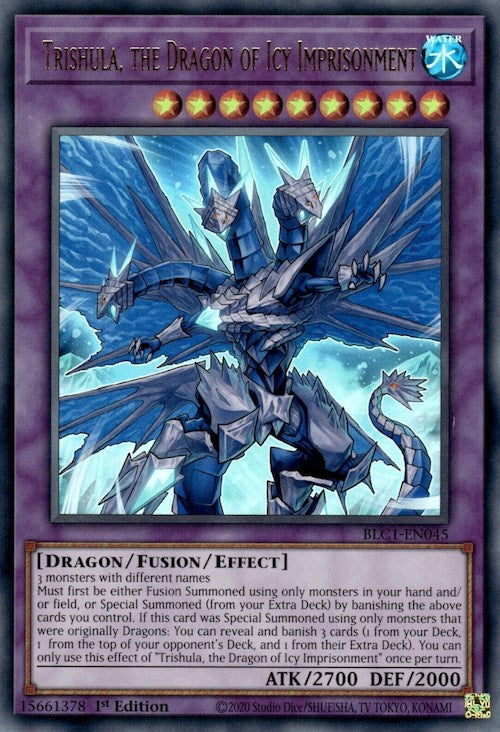 Trishula, the Dragon of Icy Imprisonment [BLC1-EN045] Ultra Rare | Clutch Gaming