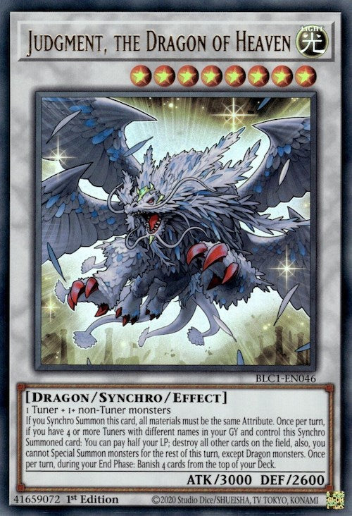 Judgment, the Dragon of Heaven [BLC1-EN046] Ultra Rare | Clutch Gaming