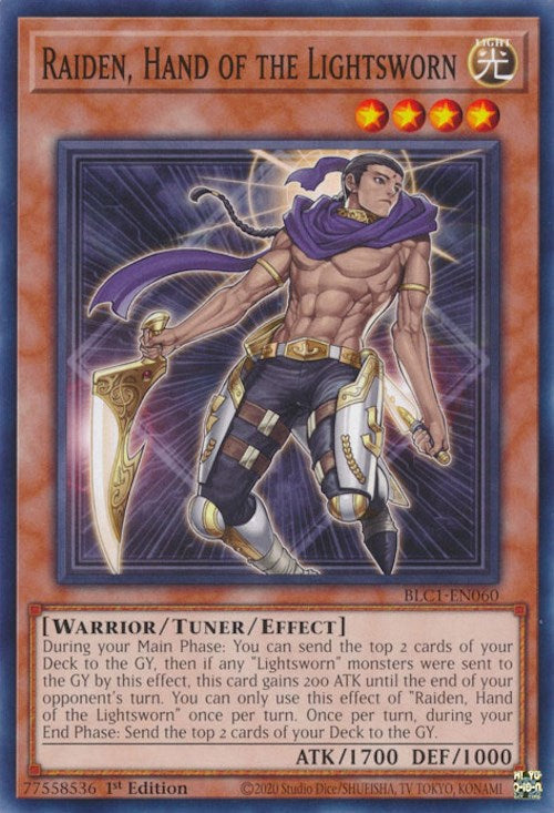 Raiden, Hand of the Lightsworn [BLC1-EN060] Common | Clutch Gaming