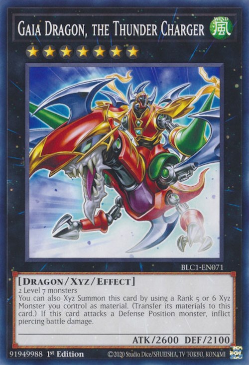 Gaia Dragon, the Thunder Charger [BLC1-EN071] Common | Clutch Gaming