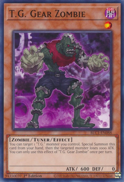 T.G. Gear Zombie [BLC1-EN088] Common | Clutch Gaming