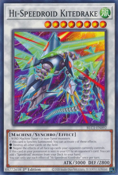 Hi-Speedroid Kitedrake [BLC1-EN092] Common | Clutch Gaming