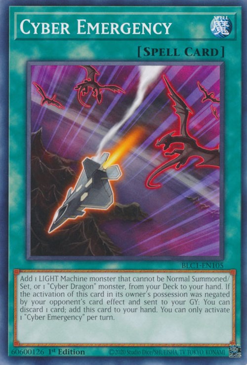 Cyber Emergency [BLC1-EN105] Common | Clutch Gaming