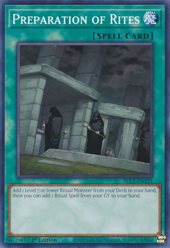 Preparation of Rites [BLC1-EN121] Common | Clutch Gaming