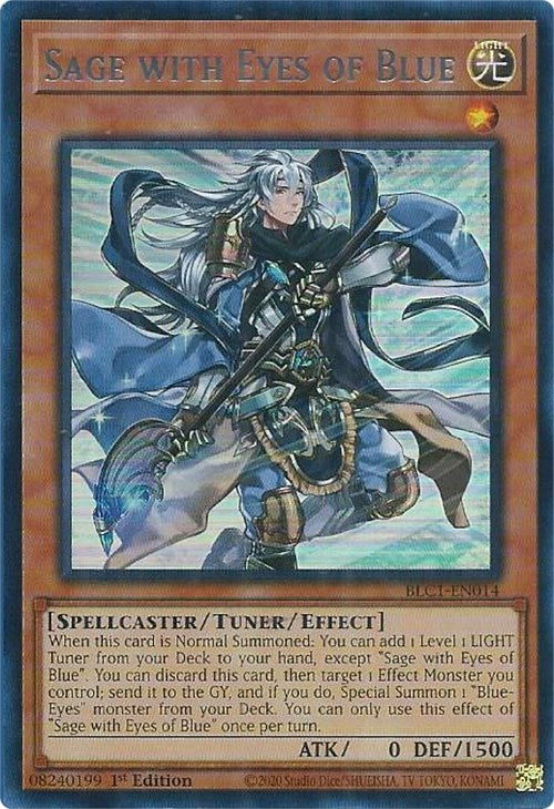 Sage with Eyes of Blue (Silver) [BLC1-EN014] Ultra Rare | Clutch Gaming