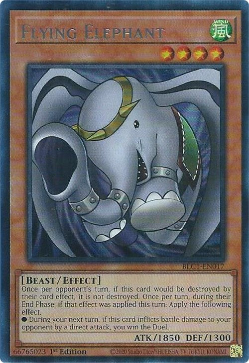 Flying Elephant (Silver) [BLC1-EN017] Ultra Rare | Clutch Gaming