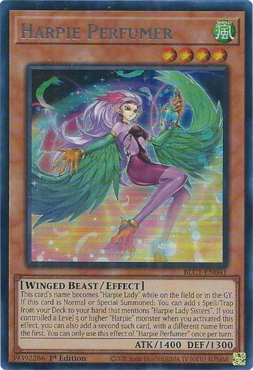 Harpie Perfumer (Silver) [BLC1-EN041] Ultra Rare | Clutch Gaming