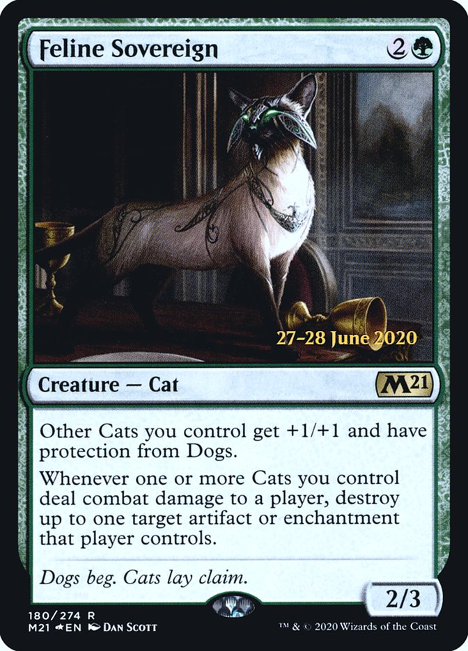 Feline Sovereign [Core Set 2021 Prerelease Promos] | Clutch Gaming