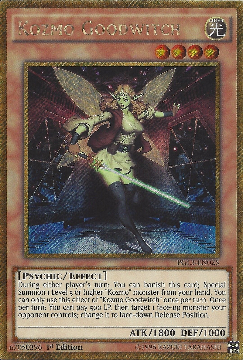 Kozmo Goodwitch [PGL3-EN025] Gold Secret Rare | Clutch Gaming