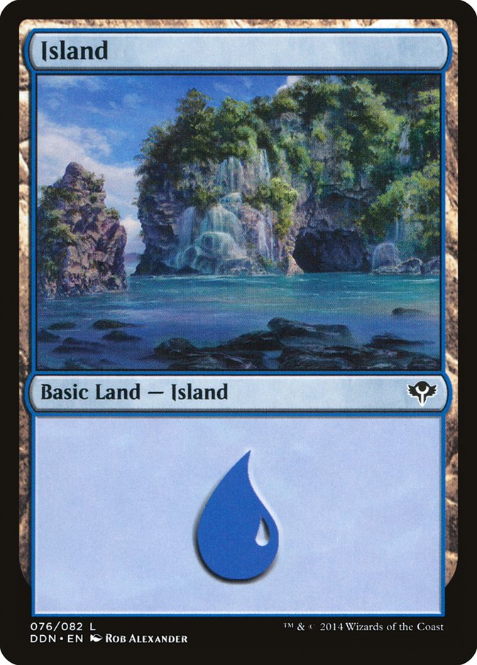 Island (76) [Duel Decks: Speed vs. Cunning] | Clutch Gaming