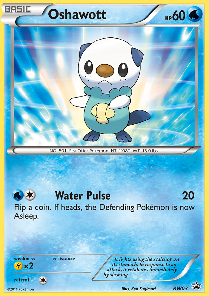 Oshawott (BW03) [Black & White: Black Star Promos] | Clutch Gaming