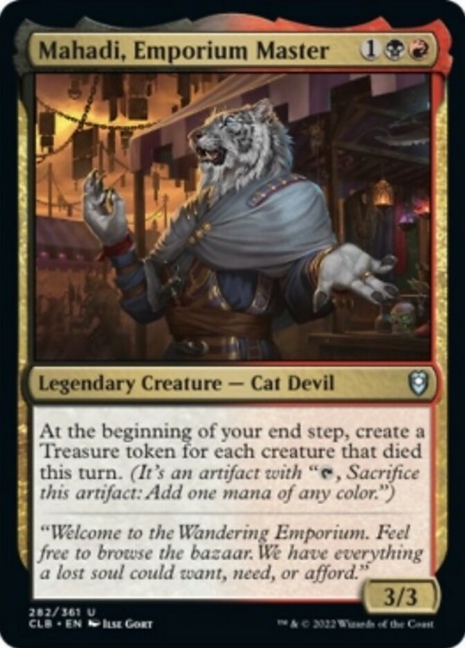 Mahadi, Emporium Master [Commander Legends: Battle for Baldur's Gate] | Clutch Gaming