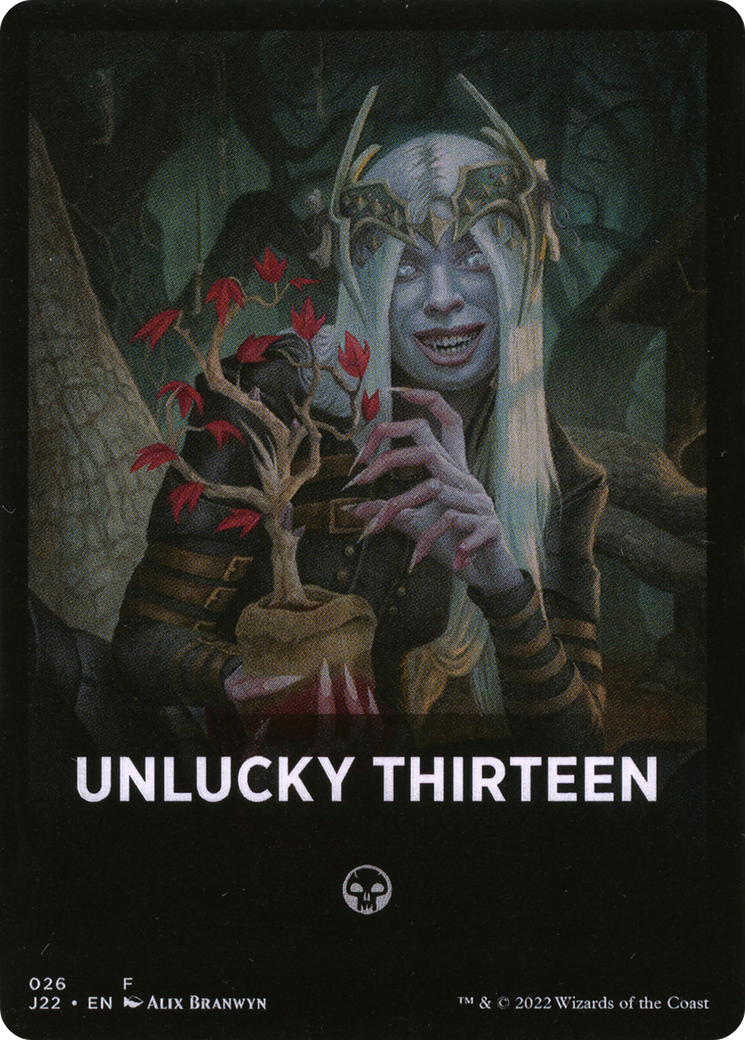 Unlucky Thirteen Theme Card [Jumpstart 2022 Front Cards] | Clutch Gaming