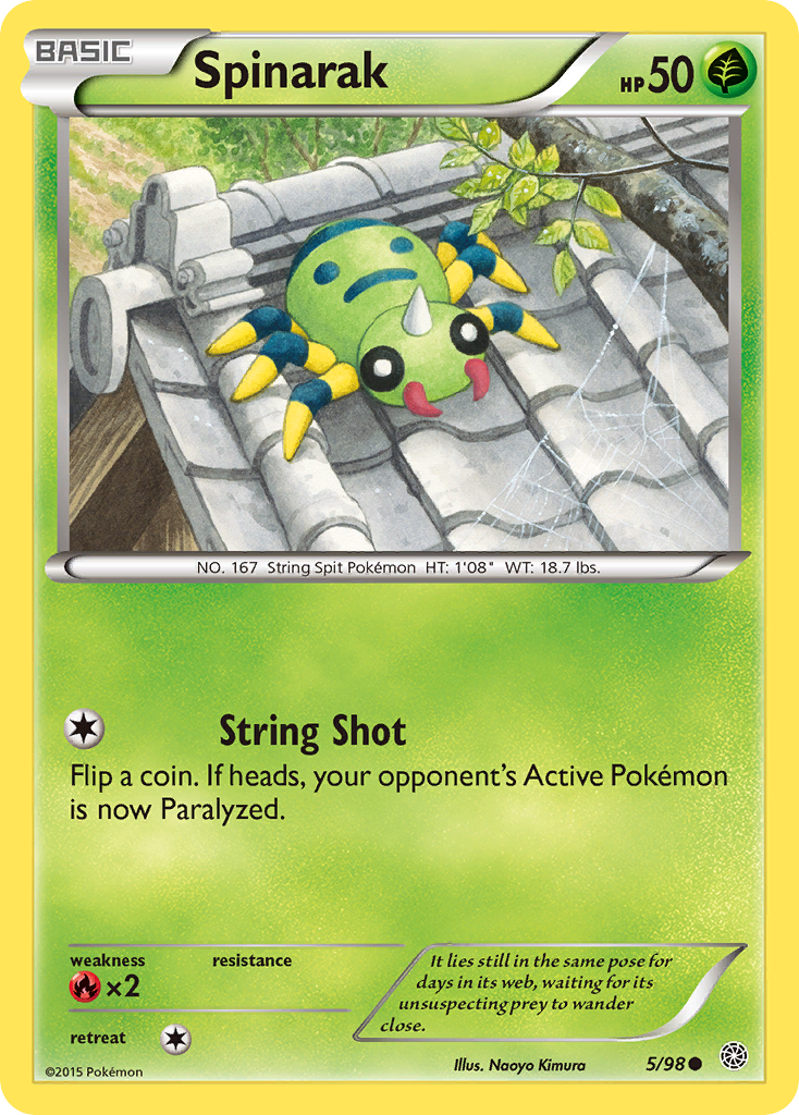 Spinarak (5/98) [XY: Ancient Origins] | Clutch Gaming