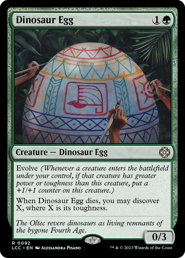 Dinosaur Egg [The Lost Caverns of Ixalan Commander] | Clutch Gaming