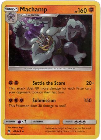 Machamp (65/145) (Cosmos Holo) [Sun & Moon: Guardians Rising] | Clutch Gaming