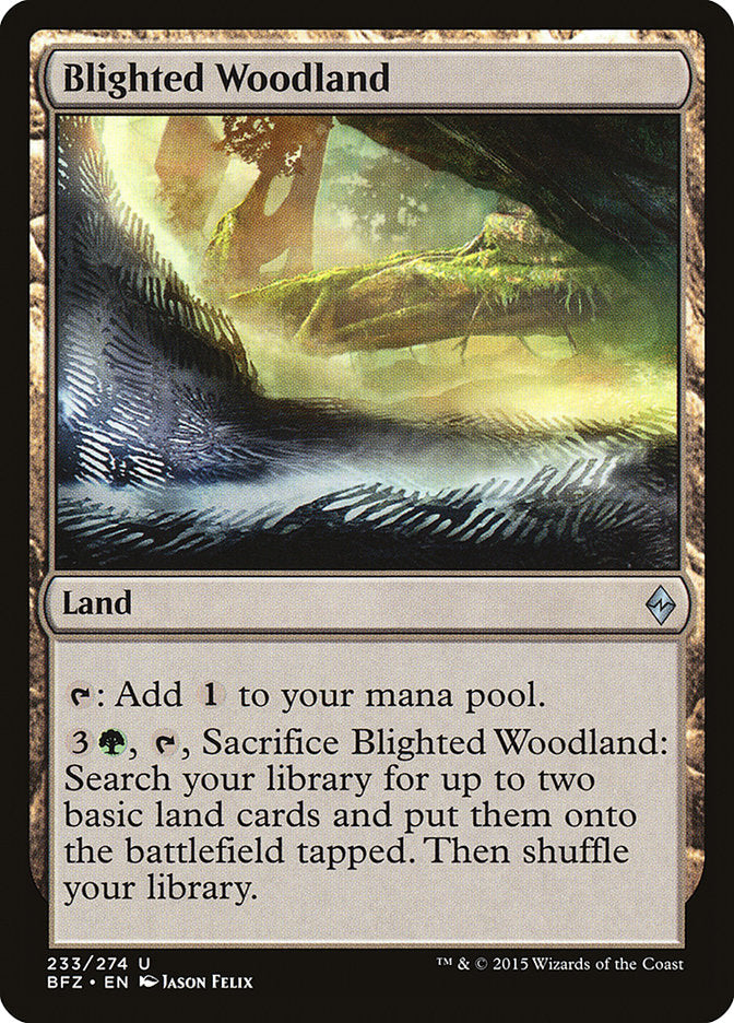 Blighted Woodland [Battle for Zendikar] | Clutch Gaming