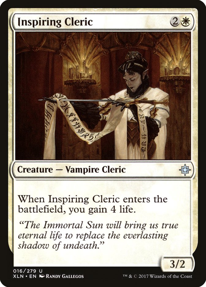 Inspiring Cleric [Ixalan] | Clutch Gaming