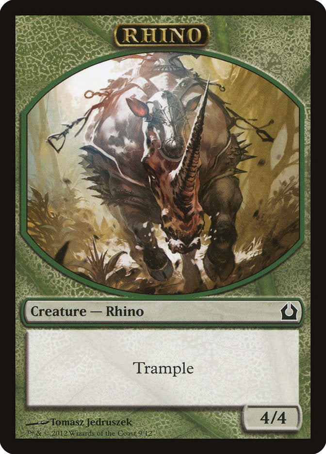 Rhino Token [Return to Ravnica Tokens] | Clutch Gaming