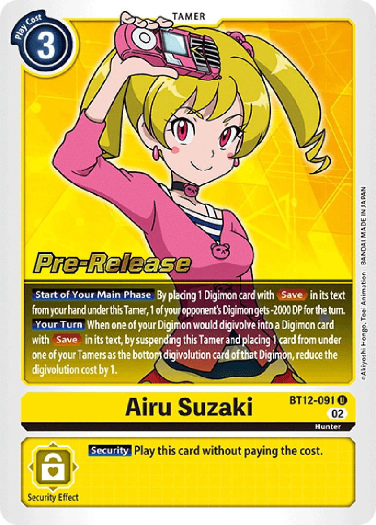 Airu Suzaki [BT12-091] [Across Time Pre-Release Cards] | Clutch Gaming