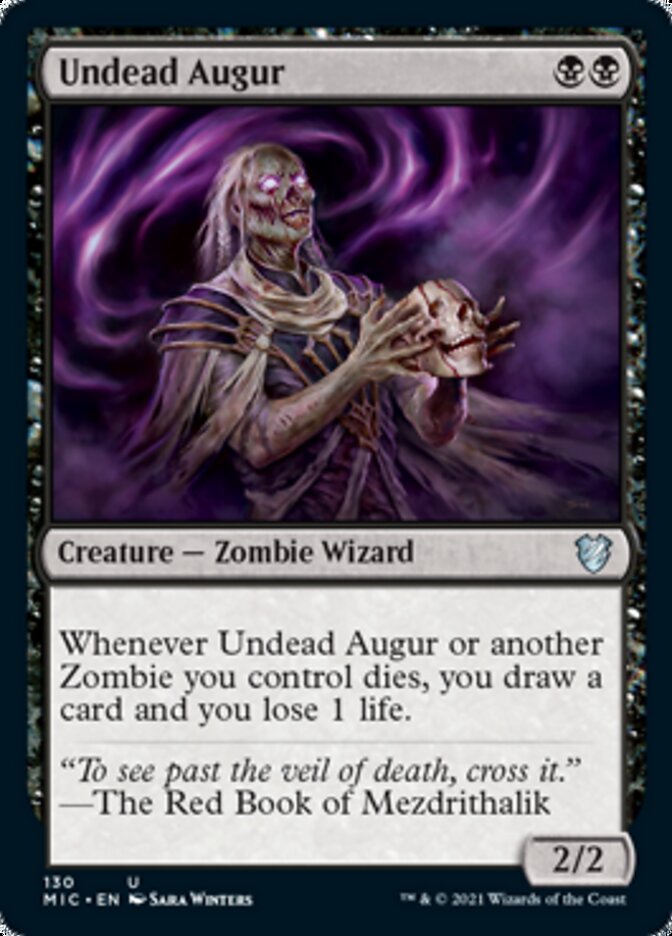 Undead Augur [Innistrad: Midnight Hunt Commander] | Clutch Gaming