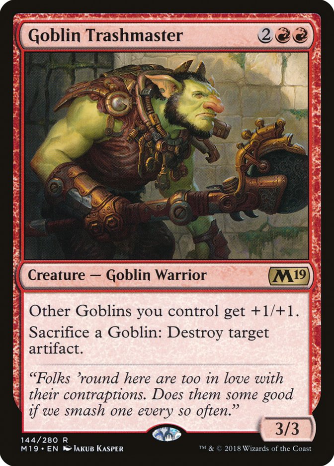 Goblin Trashmaster [Core Set 2019] | Clutch Gaming