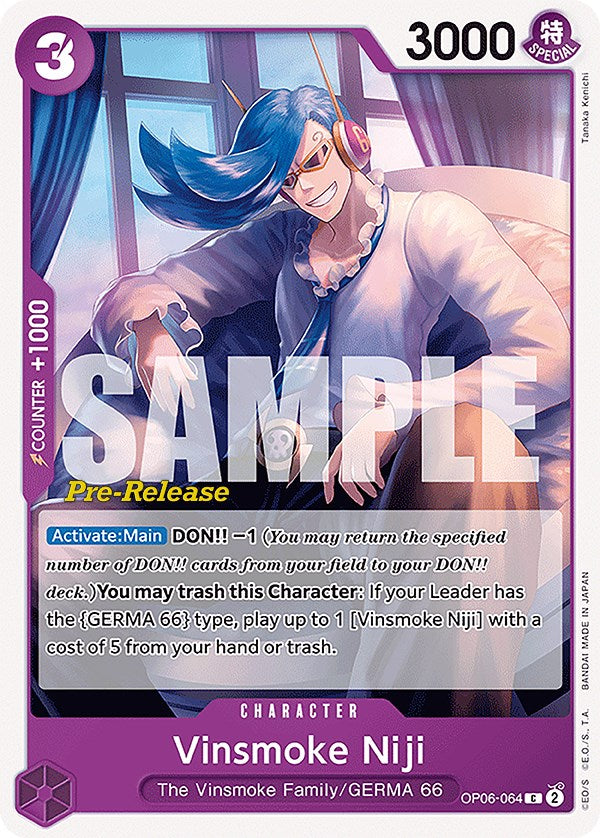 Vinsmoke Niji (064) [Wings of the Captain Pre-Release Cards] | Clutch Gaming