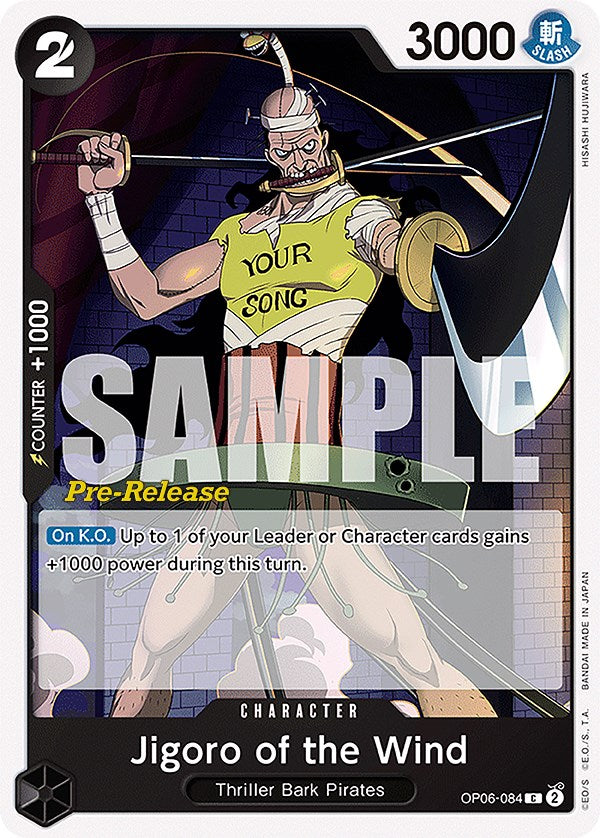 Jigoro of the Wind [Wings of the Captain Pre-Release Cards] | Clutch Gaming