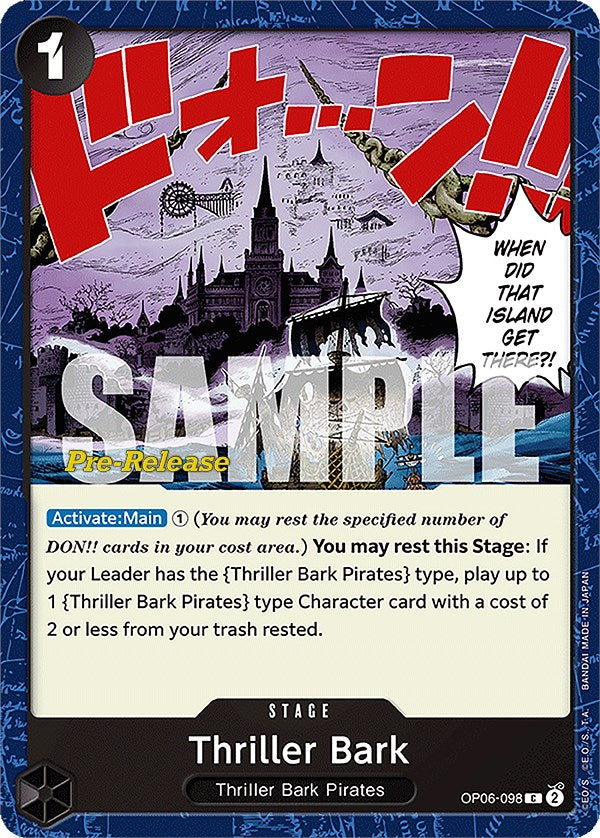 Thriller Bark [Wings of the Captain Pre-Release Cards] | Clutch Gaming