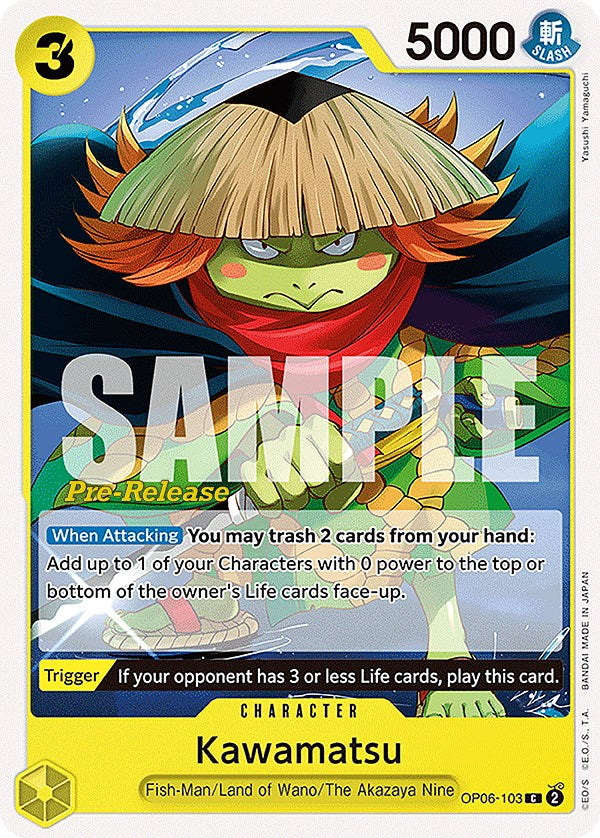 Kawamatsu [Wings of the Captain Pre-Release Cards] | Clutch Gaming