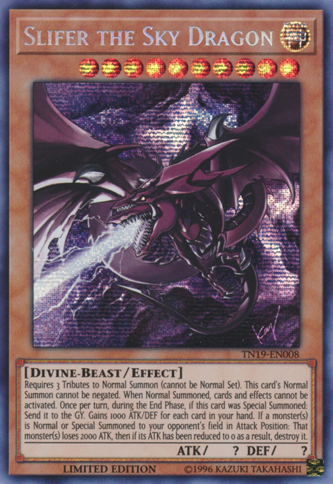 Slifer the Sky Dragon [TN19-EN008] Prismatic Secret Rare | Clutch Gaming