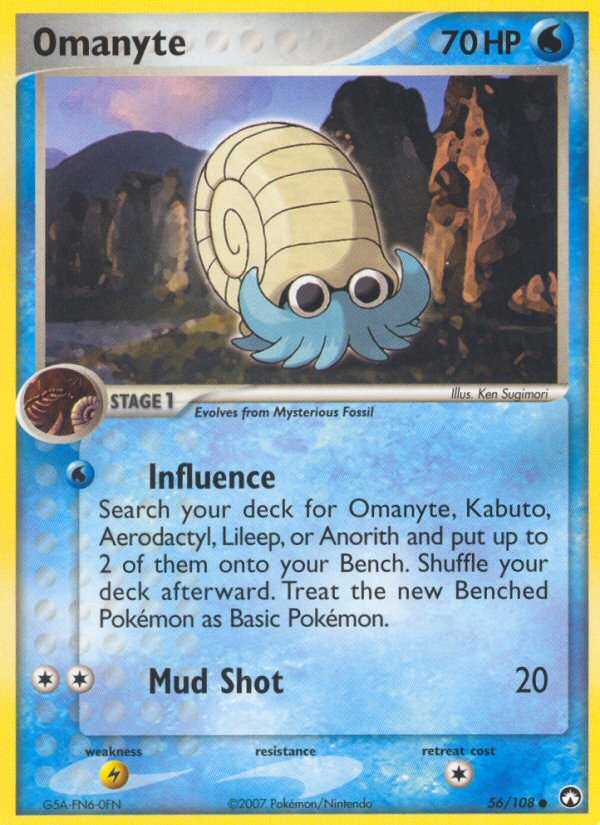 Omanyte (56/108) [EX: Power Keepers] | Clutch Gaming