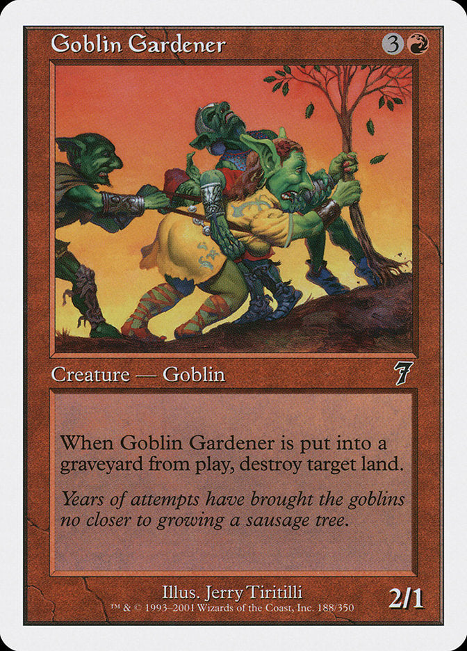 Goblin Gardener [Seventh Edition] | Clutch Gaming