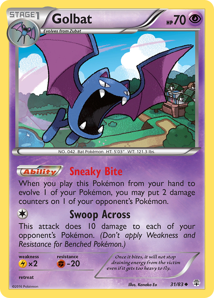 Golbat (31/83) [XY: Generations] | Clutch Gaming