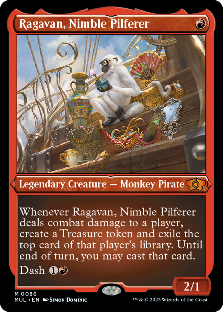 Ragavan, Nimble Pilferer (Foil Etched) [Multiverse Legends] | Clutch Gaming